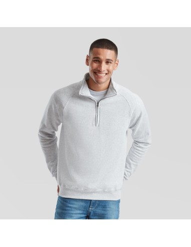 FRU-0621140-Classic Zip Neck Sweat